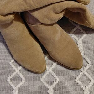 Tan FauxSuede Women's Boots